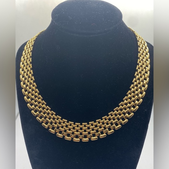 Napier Watch Band Collar Necklace (Susan Caplan Rediscovered) 1980’s - Picture 1 of 9